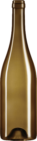 Ampolla de vi Borgonya que serà l'escollida per contenir el vi blanc Macabeu Crowd Wine